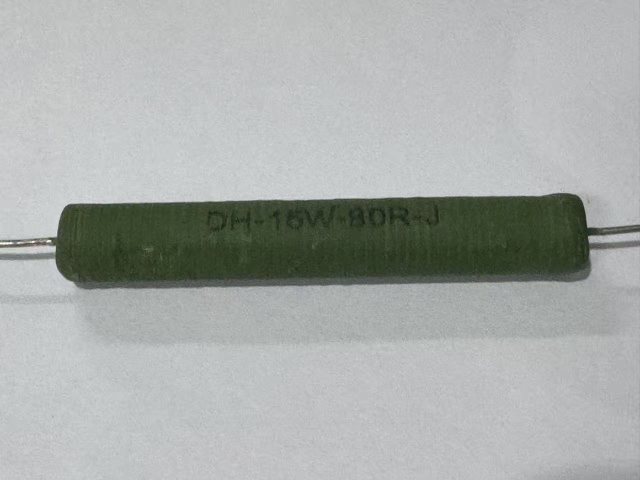High resistance wirewound resistor